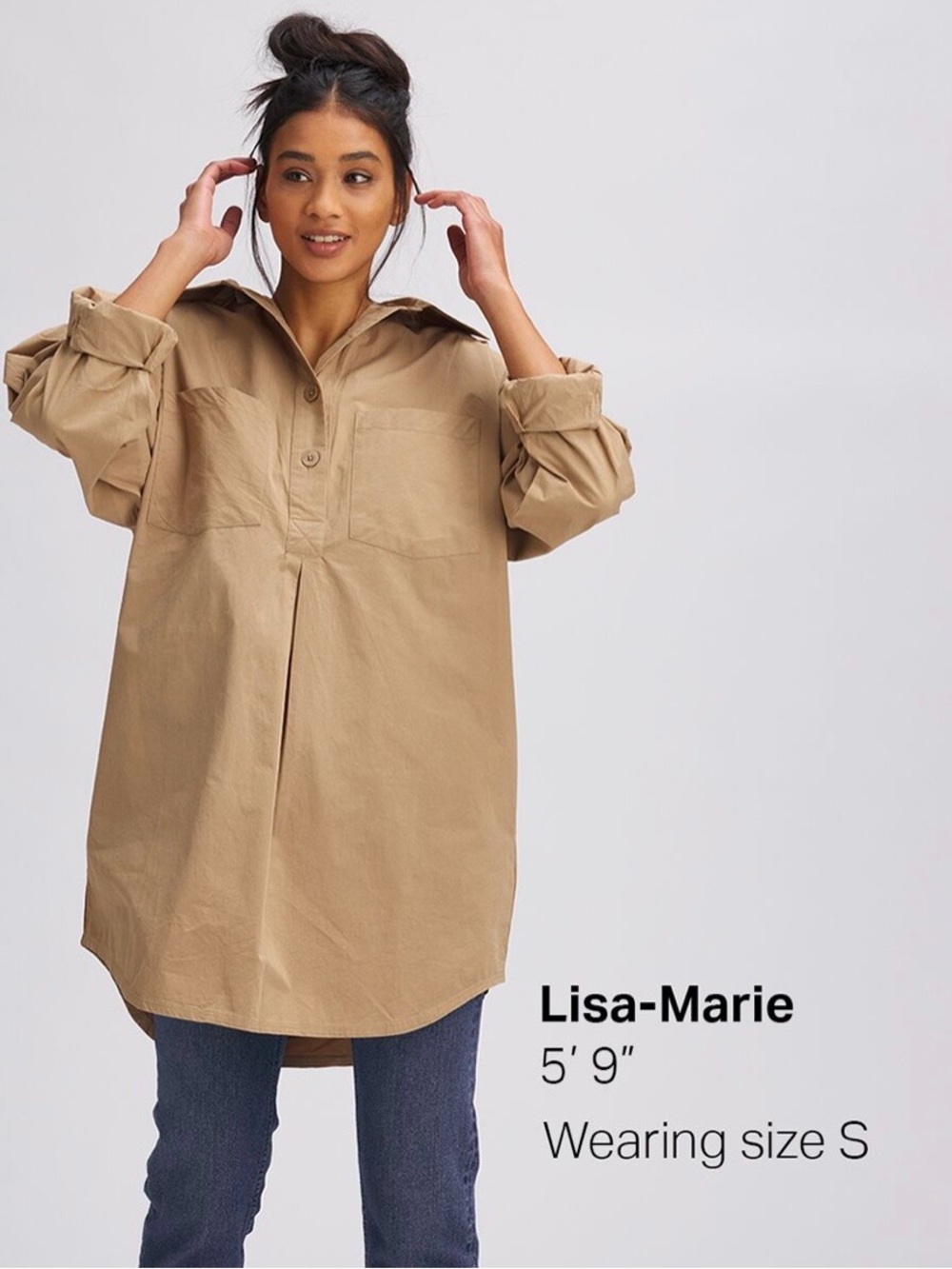 Basin & Range Cotton Poplin Shirt Dress - Picture 3 of 9
